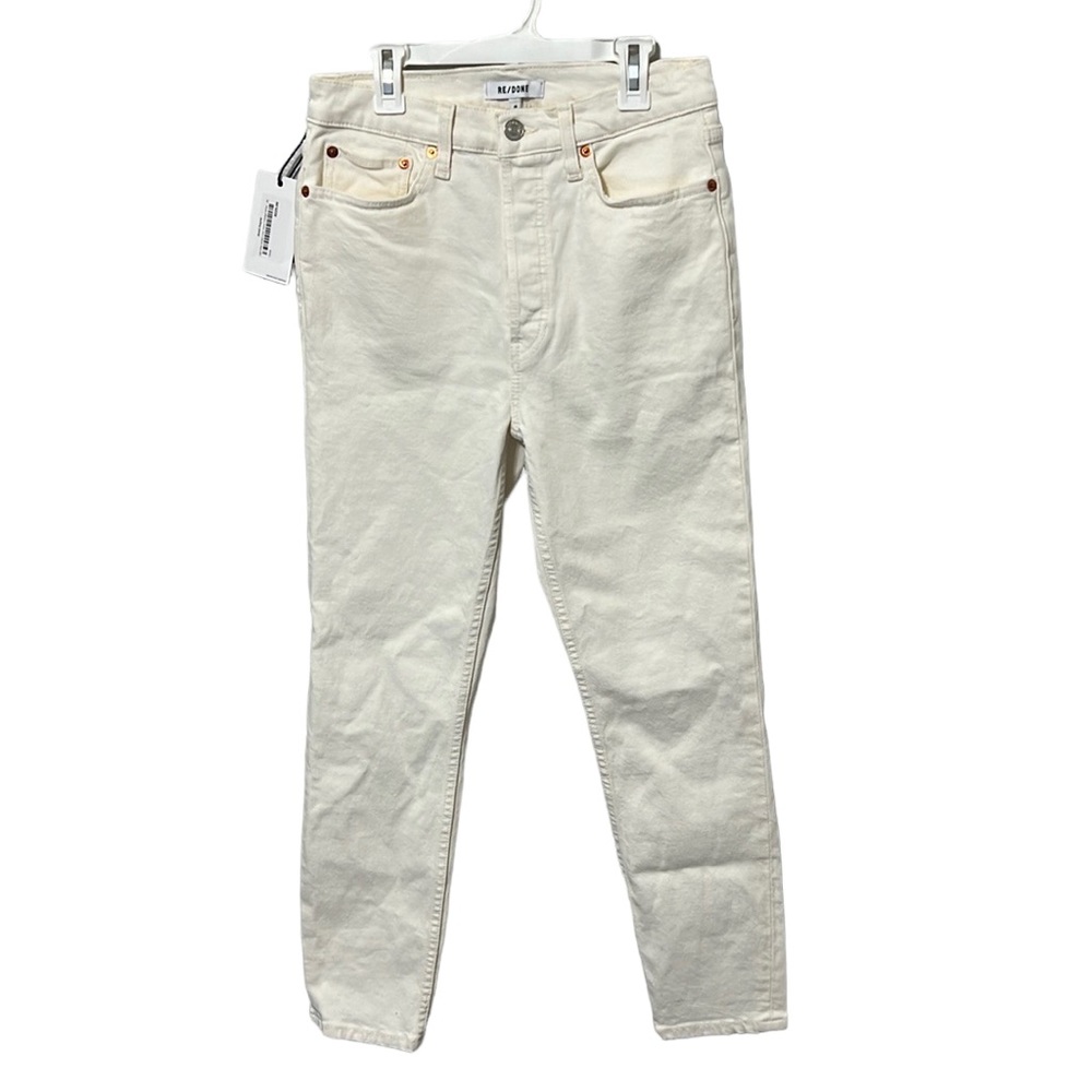 RE/DONE 90’s High Rise Ankle Crop Jeans Size 28 NWT